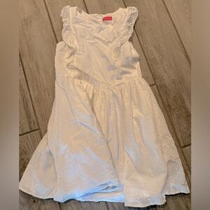 Zunie girl size L (10/12) white dress no stains